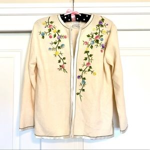 Vintage embroidered sweater
